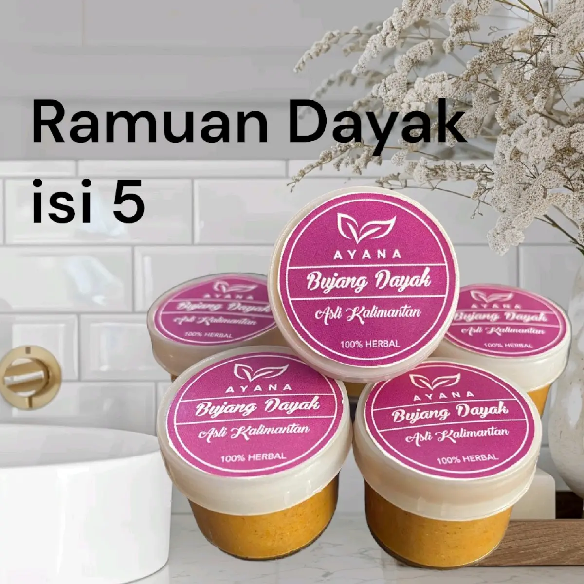 Paket Murah Ramuan Dayak isi 5 perawatan bodycare