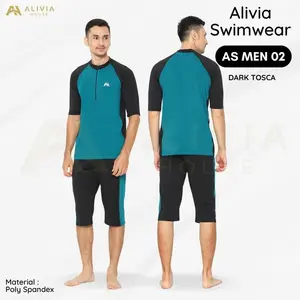 Diskon! - Alivia House - Alivia Swimwear AS MEN 02 - Baju Renang Pria Dewasa