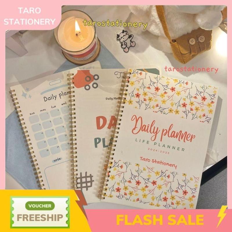 Sổ Daily Planner lên kế hoạch hàng ngày sổ tay lên kế hoạch B5 Taro Stationery v