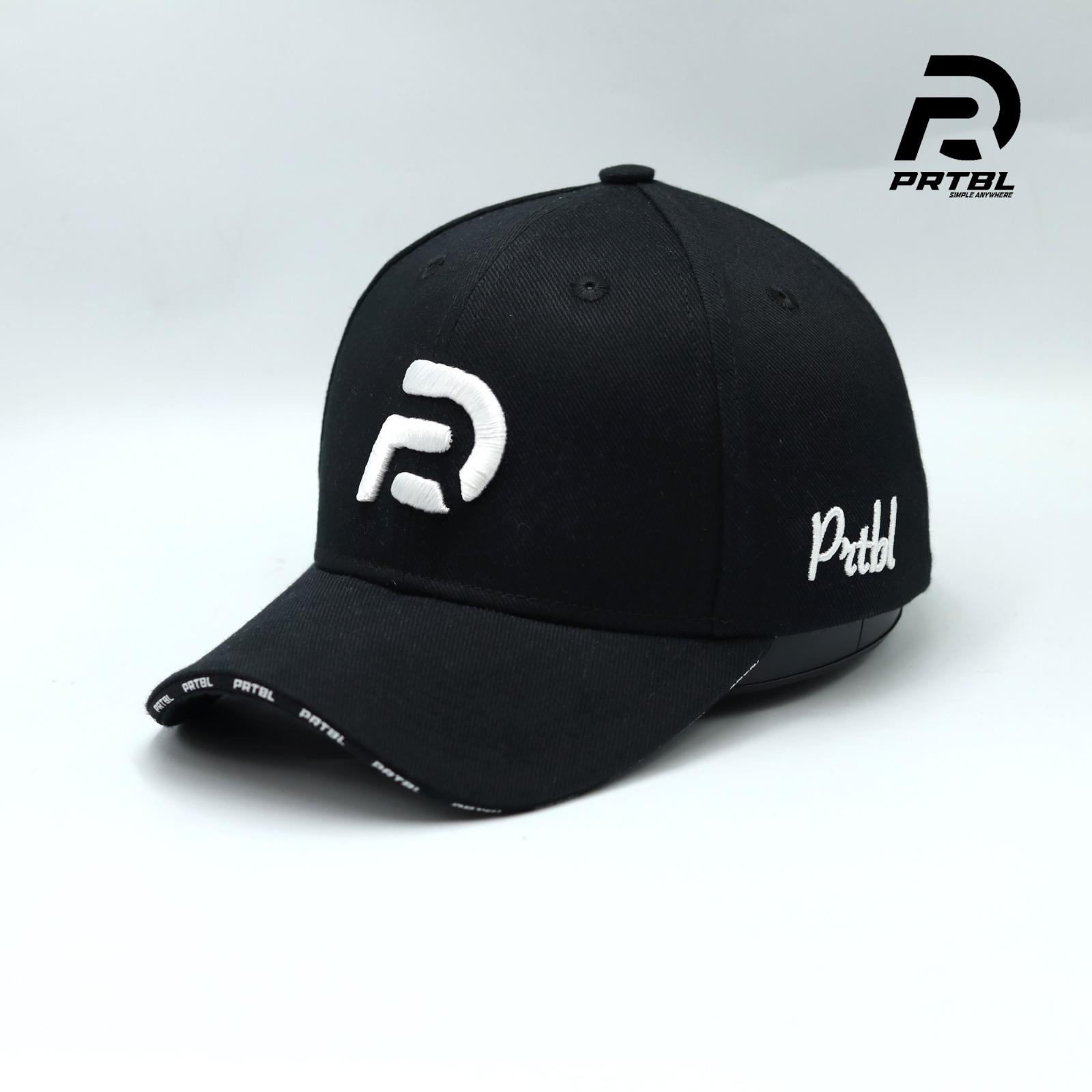 Prtbl Baseball Hat List Prtbl Hitam - Bordir logo