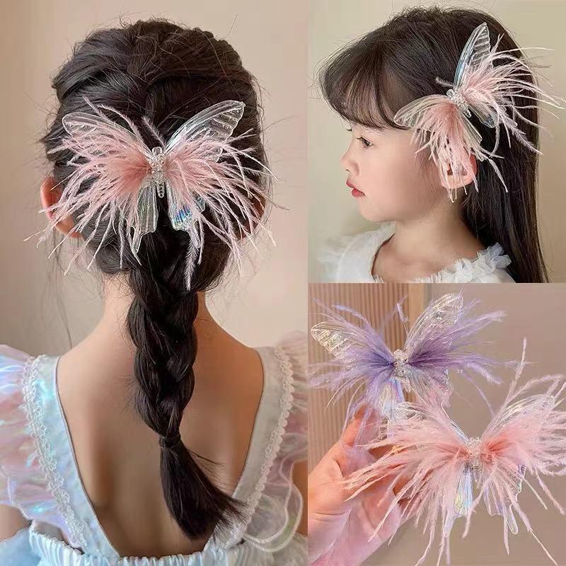 Klip Rambut Bayi Puteri, Berwarna-warni, Rekaan Rama-rama, Jepit Rambut ...