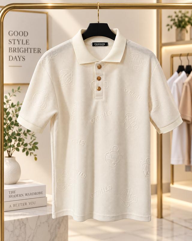 ÁO THUN POLO UMI NHUNG DẬP VÂN GẤU CHÁT VẢI CO DÃN THOÁNG MÁT PHÙ HỢP MỌI DỊP