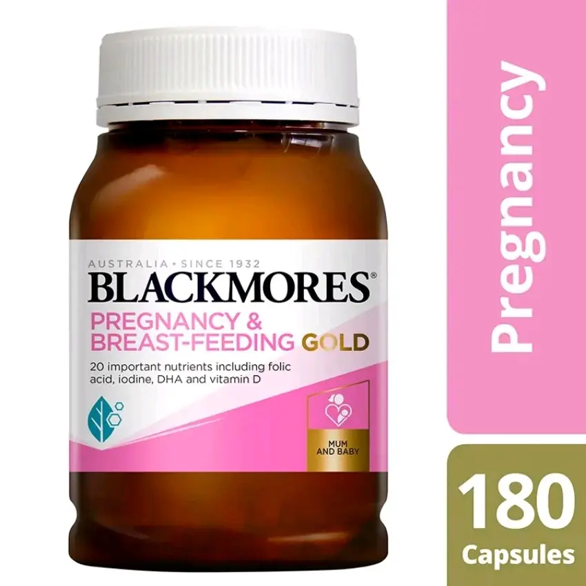 BLACKMORES Pregnancy & Breast-feeding GOLD [180 Capsules] SUPPLEMENT Healthcare
