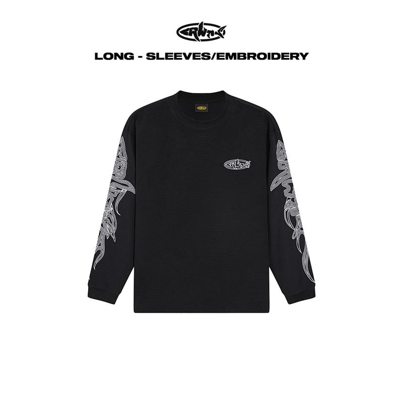 Áo tay dài Cruehawts Long-sleeves/ Embroidery Logo