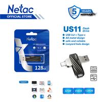 Gambar Netac OTG Flashdisk US11 USB 3.2 + TypeC Dual Flash Drive 32GB/64GB/128GB  Flash Disk up to 120MB/S - 32GB dari Netac Indonesia OS Kota Bekasi 1 Tokopedia