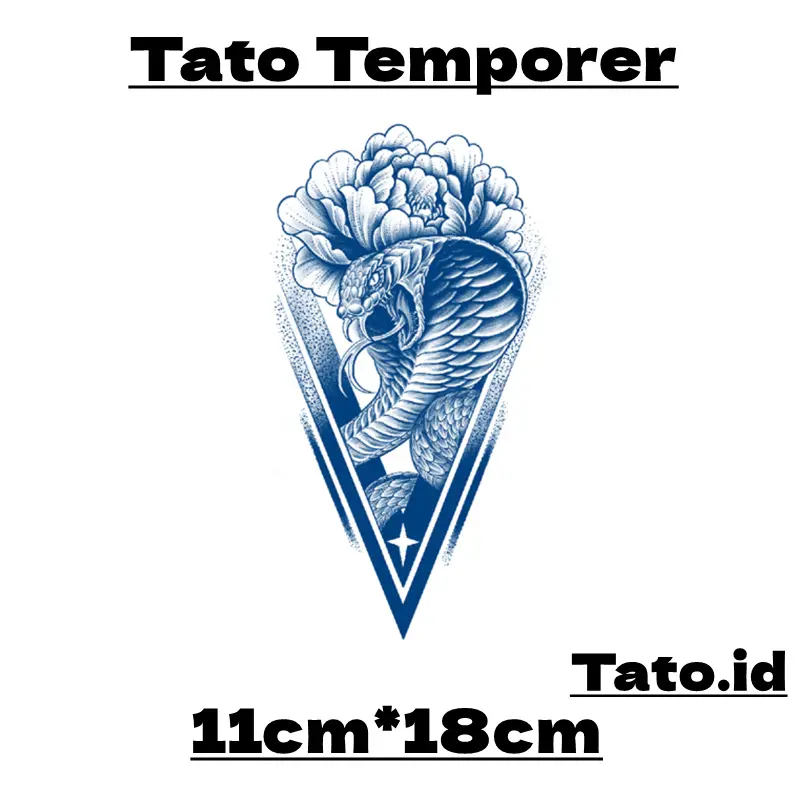 Premium Tattoo Temporary Tahan Lama 15 Hari Tato Temporer Semi Permanen 11x18 Cm Anti Air Cowo Cewe Keren Lengan Tangan Dada Kaki Motif Naga Jangkar Geisha Tulisan Minimalis Tato Kecil Waterproof Tatoo 6