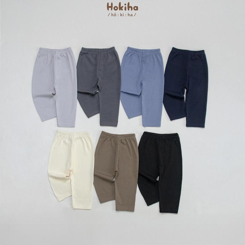 [Hokiha] Q192- Quần legging dáng dài co giãn cho bé trai bé gái vải cotton mềm mịn, ấm áp size từ 8-17kg