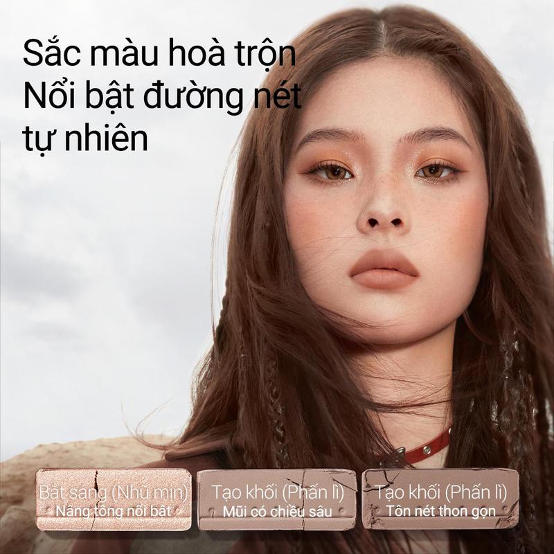 [CFV]Bảng mắt tổng hợp mười màu Carslan, chất phấn mềm mại, tệp da tự nhiên không gây bẩn 18g+[Mua 1 Tặng 2]Cọ phấn mắt*1+son tint serum mini 1g*1 2
