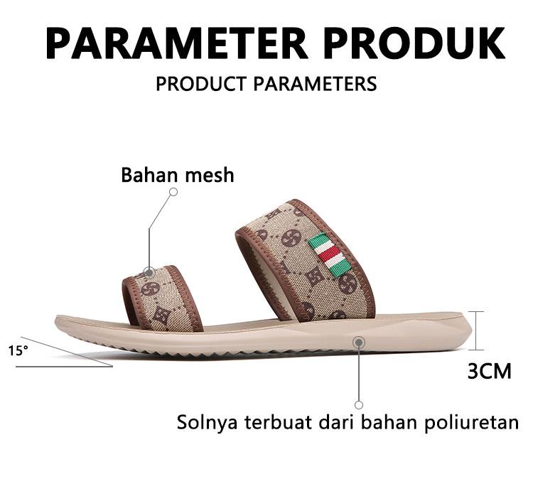 【PAMATE】Sandal Couple Unisex Slip On & Slide Anti Selip Model Selop Casual untuk Pasangan