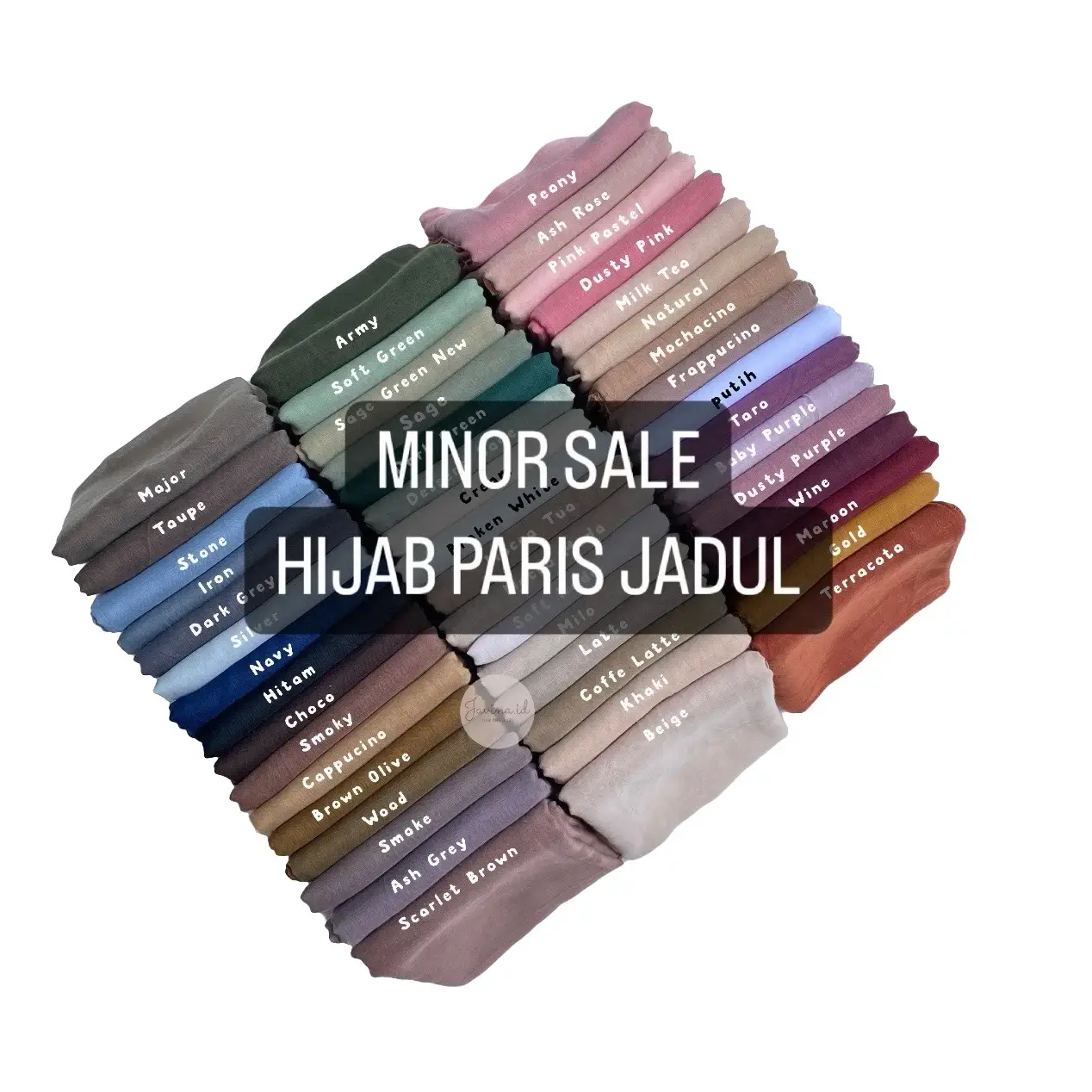 Hijab Paris Jadul Minor Sale / Hijab Segi Empat Paris Jadul