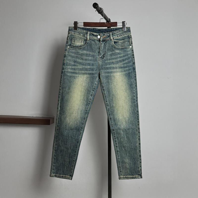  Quần jean nam was xanh bụi form skinny QJN399 Menswear Pants 