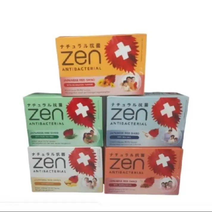 4 Zen Anti bacterial Bar S  | Sabun Mandi | Sabun Kesehatan | Sabun Batang | Sabun Zen 70gr Original 100% Ada NO.BPOM di kemasan.   minimal pembelian