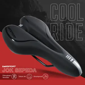 Jok Sadel Sepeda Bike Saddle Silicone Gel Cushion - 7RSE7BBK - Black