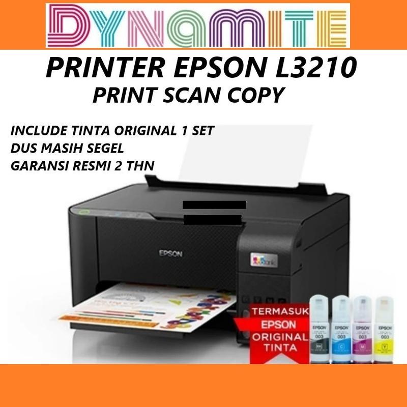 Printer Epson L3210 / L3211 EcoTank All in One GARANSI RESMI TINTA ...