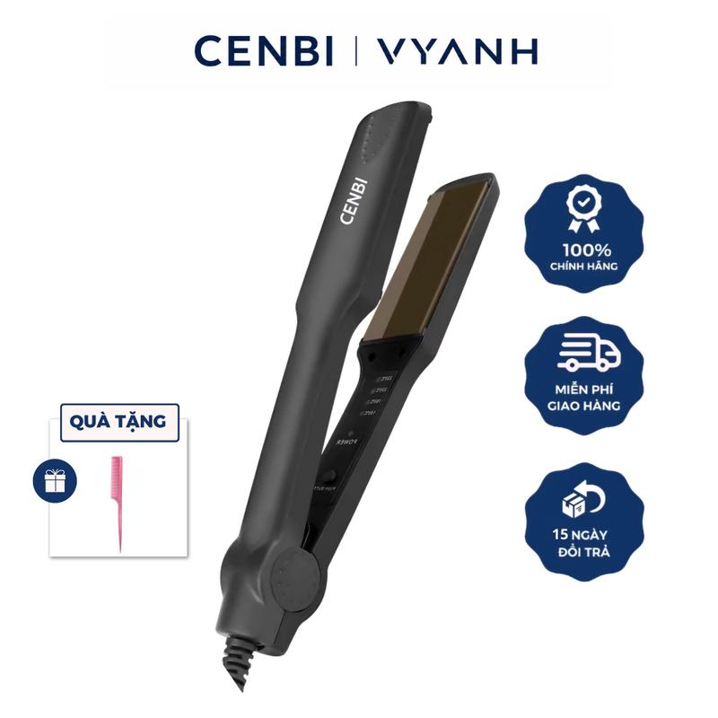 Máy duỗi tóc ép thẳng tóc 4 mức nhiệt CENBI Dụng cụ tạo kiểu, làm đẹp, là thẳng tóc đẹp
