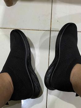 Product Review of [Produk Lokal] Sepatu Rajut Pria Sneakers B33 B34 from K**g 1