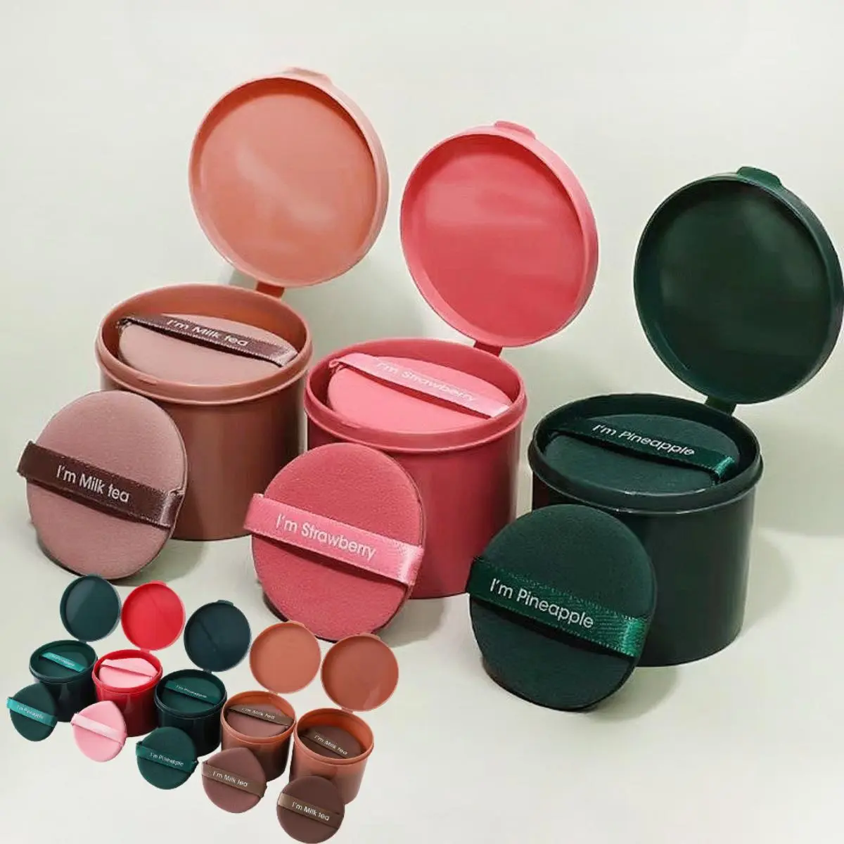 HL0470 Spon Make Up isi 5 pcs Sponge Bedak Cushion Set Spons 5 in 1