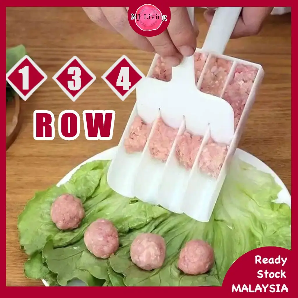The magic tool for making meatballs by hand, a tool for frying meatballs, a four-compartment meatball maker for home use during the Spring Festival, and a lazy person's tool for frying vegetarian meatballs.