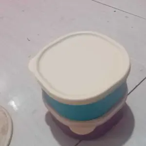 Clio Lunch Box Imary 2090 Bento 3 Sekat Tempat Makan Bulat Merah Ungu Biru Kitchenware