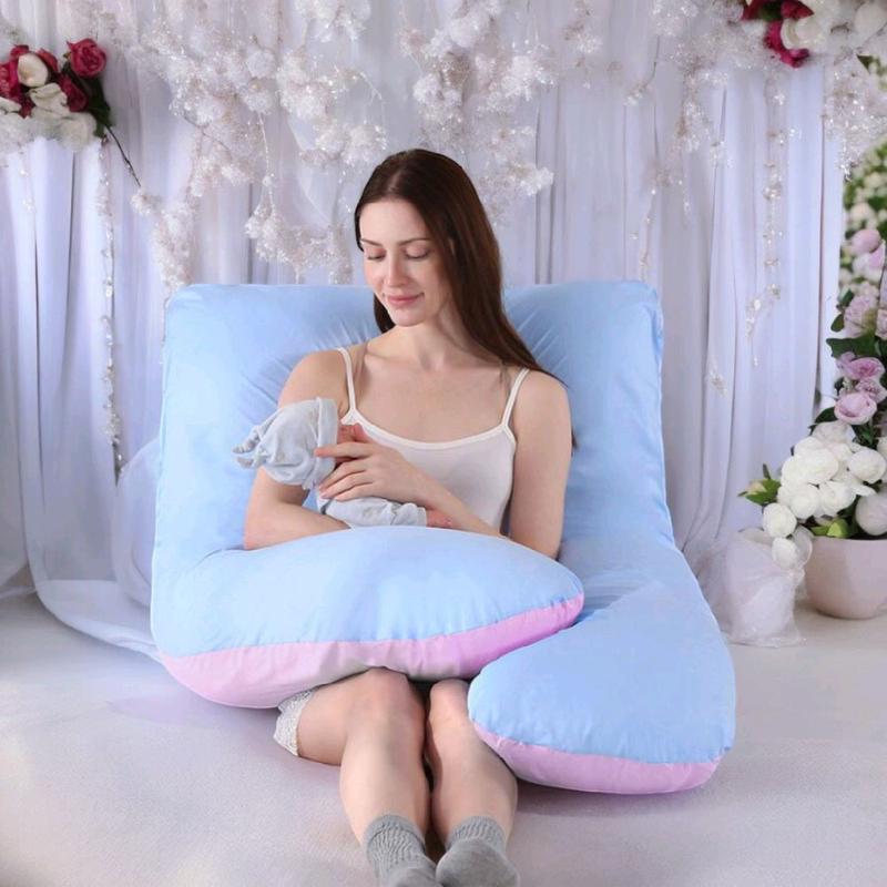 PROMO LIVE Bantal Hamil Jubo 2 Lapis Kain Putih 6