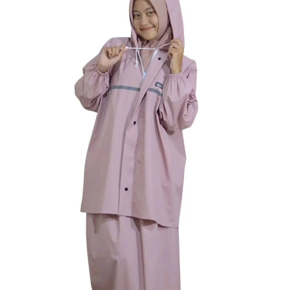 JAS HUJAN PRIA DAN WANITA Setelan rok BY SCORPIO WATERPROOF TAHAN AIR ringan warna hitam mantel aesthetic jashujan volkrain jashu jan travelling rainball grey wateeproof warna lain