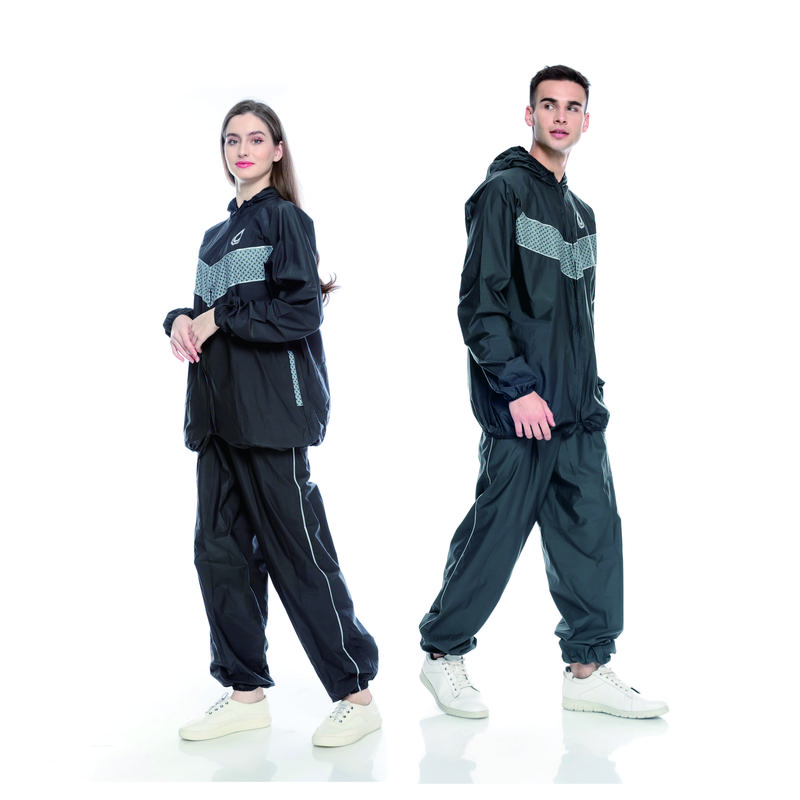 Sauna Suit Rainsol Ethnic | Baju Sauna | Jaket + Celana Sauna | Full Resliting Set Uniseks Sport 0