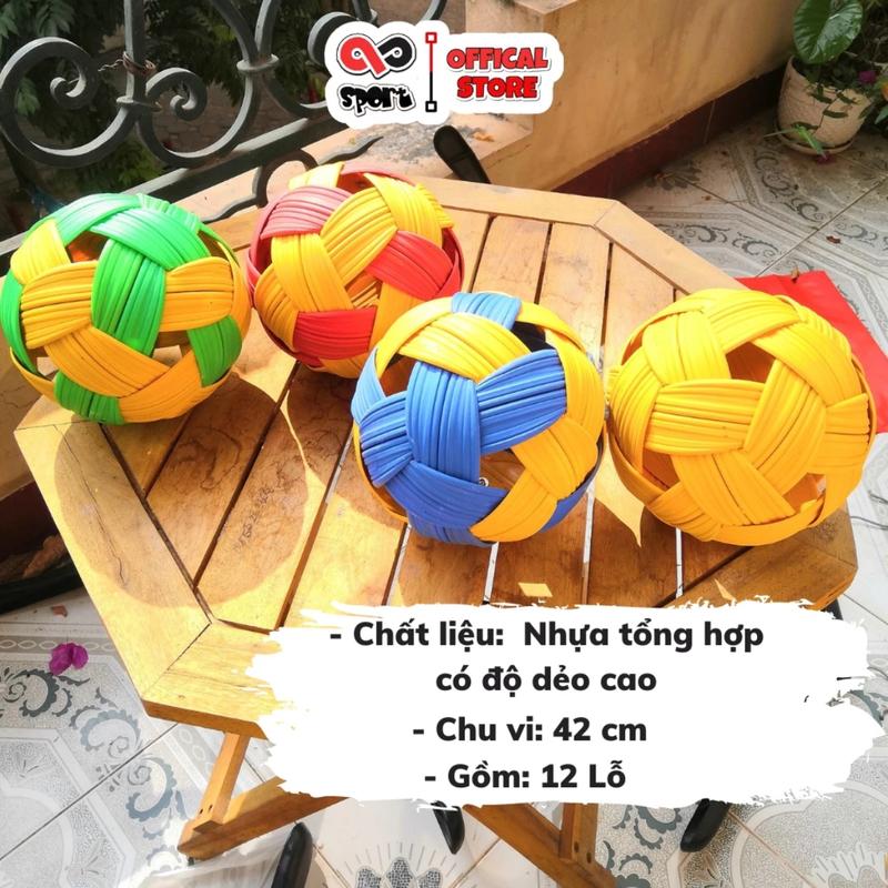Trái, Quả Cầu Mây Thể Thao Pando Nhựa Tổng Hợp Cao cấp Với Độ Dẻo Cao Tiêu Chuẩn Tập Luyện Và Thi Đấu_Nhiều Màu 1