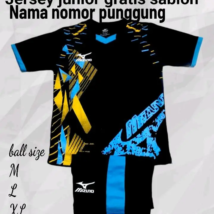 Stelan baju futsal junior anak anak sd pria dan wanita GRATIS SABLON NAMA NOMOR PUNGGUNG SENDIRI 5