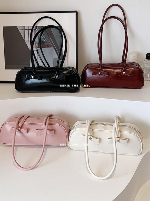 SERIN - JENNI - BAGUETTE BAG | Tas Bowling Y2K Bag | Tas Pita Coquette | Tas Wanita Shoulder Bag Korea 2