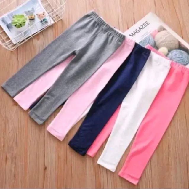paket hemat isi 5, legging anak kaos, celana legging anak perempuan usia 2-15 tahun, legging anak bahan soft rayon Anak-Anak Bunda 2