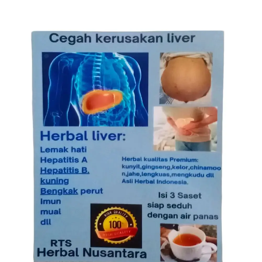 teh Herbal Liver, membantu sirkulasi darah dan memperbaiki sel liver Tea
