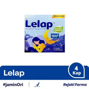 Lelap 1 Strip isi 4 kaplet - Meringankan gangguan tidur