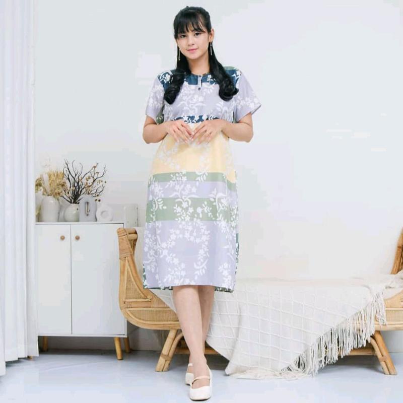 DASTER MECCA STANDAR DAN JUMBO BAHAN POLY RAYON Wanita Pendek 0
