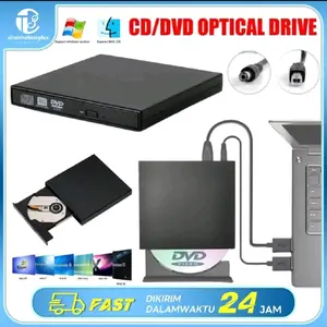 DVD External EXT Slim Portable optical drive writer MACBOOK USB 2.0
