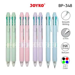 Ball Pen Pulpen Pena Joyko BP-348 Quaco 4 0.7 mm 4 Warna Colors