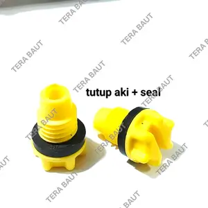 Tutup Aki Basah Motor Kuning+Seal