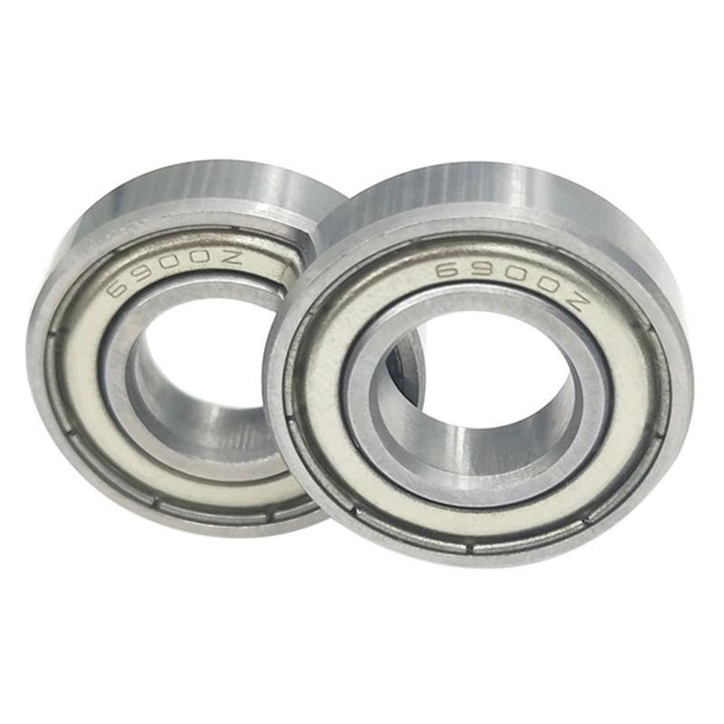 Vòng bi, 10 cái, Bền, Vòng bi 6900ZZ và 6900Z, Được bảo vệ kép, Vòng bi rãnh sâu, Vòng bi bằng thép, Thích hợp cho Ván Trượt, Vòng bi trượt nội tuyến và Xe tay ga, Đường kính 10x22x6mm 0
