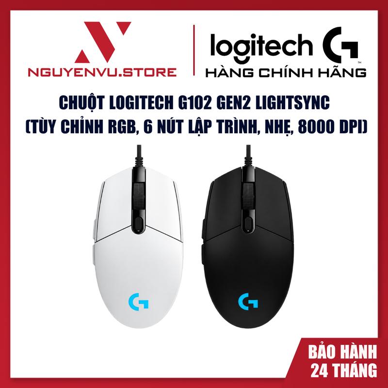 Chuột Gaming Logitech G102 Gen2 Lightsync - Hàng Chính Hãng
