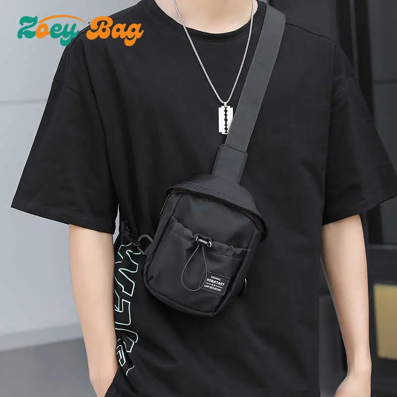 Men Sling Chest Bag Crossbody Beg Handbag Water Resistant Travel Shoulder College Student Bag