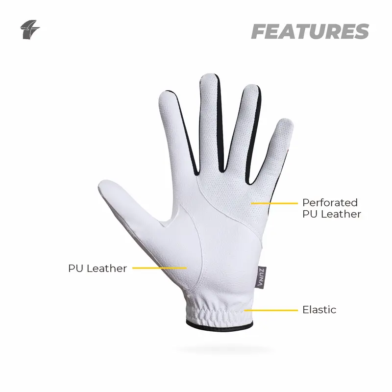 Zuna Gloves Golf Men Comfy Flex 5