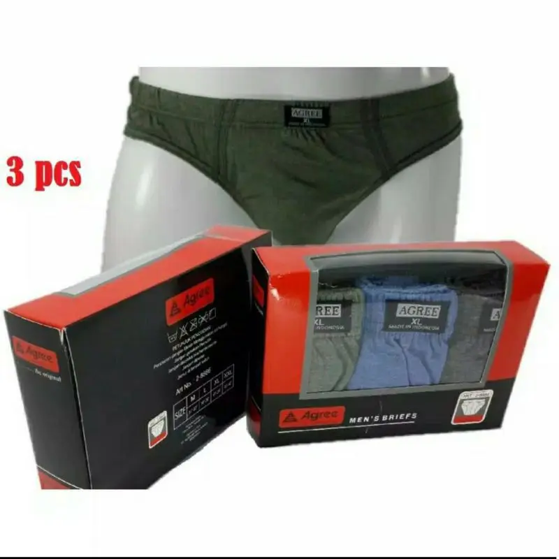 Celana Dalam Pria Agree 8886 Cd Cowok Sempak Pria Katun