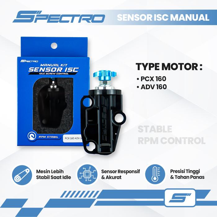 Gambar Spectro ISC Manual PCX ADV 160 New Idle Speed Control Manual Sensor Langsam ISC Adjuster Racing K1Z dari Spectro Official Store Kota Depok Tokopedia
