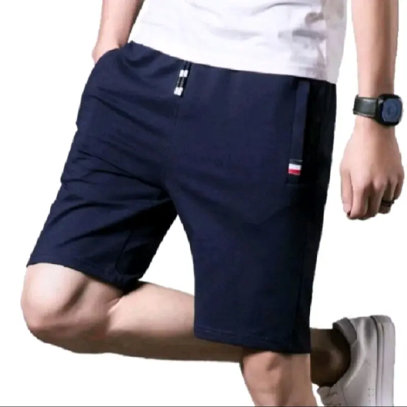 (promo) 80K 4PCS celana pendek babyterry saku resleting Dewasa celana Santai harian olahraga Sport 1