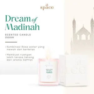 Scented Candle Space By Alt - Dream Of Madinah (Lilin Aromaterapi)