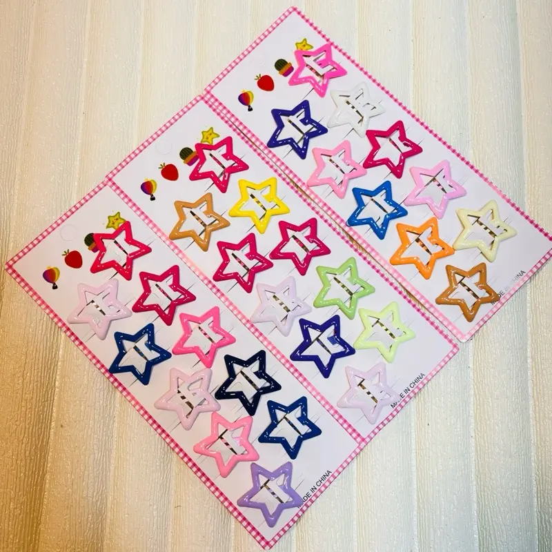 JEPIT BINTANG ISI 1 CARD STAR HAIR CLIPS