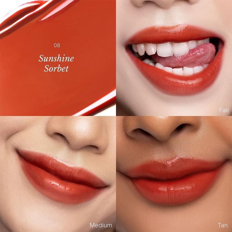 Product Introduction of PIXY Hydra Glass Lip Tint - Tampilan Bibir Glossy dan Staining Tahan Lama - Berry, Lipstick, Gradasi, Kering, Lipcream, Lasting,Ombre, Cherry Liptint 42