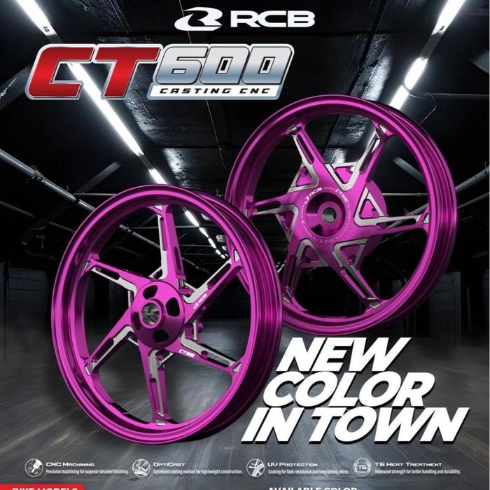 Fazzio Rim Jual RCB Velg RCB CNC CT600 CT 600 untuk Honda Click Vario 125 150 160 ...