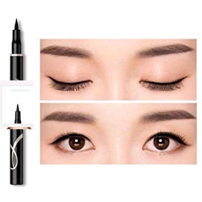 D&M Eyeliner Waterproof Eyeliner Pen Tahan Lama Hitam & Brown Lasting 6
