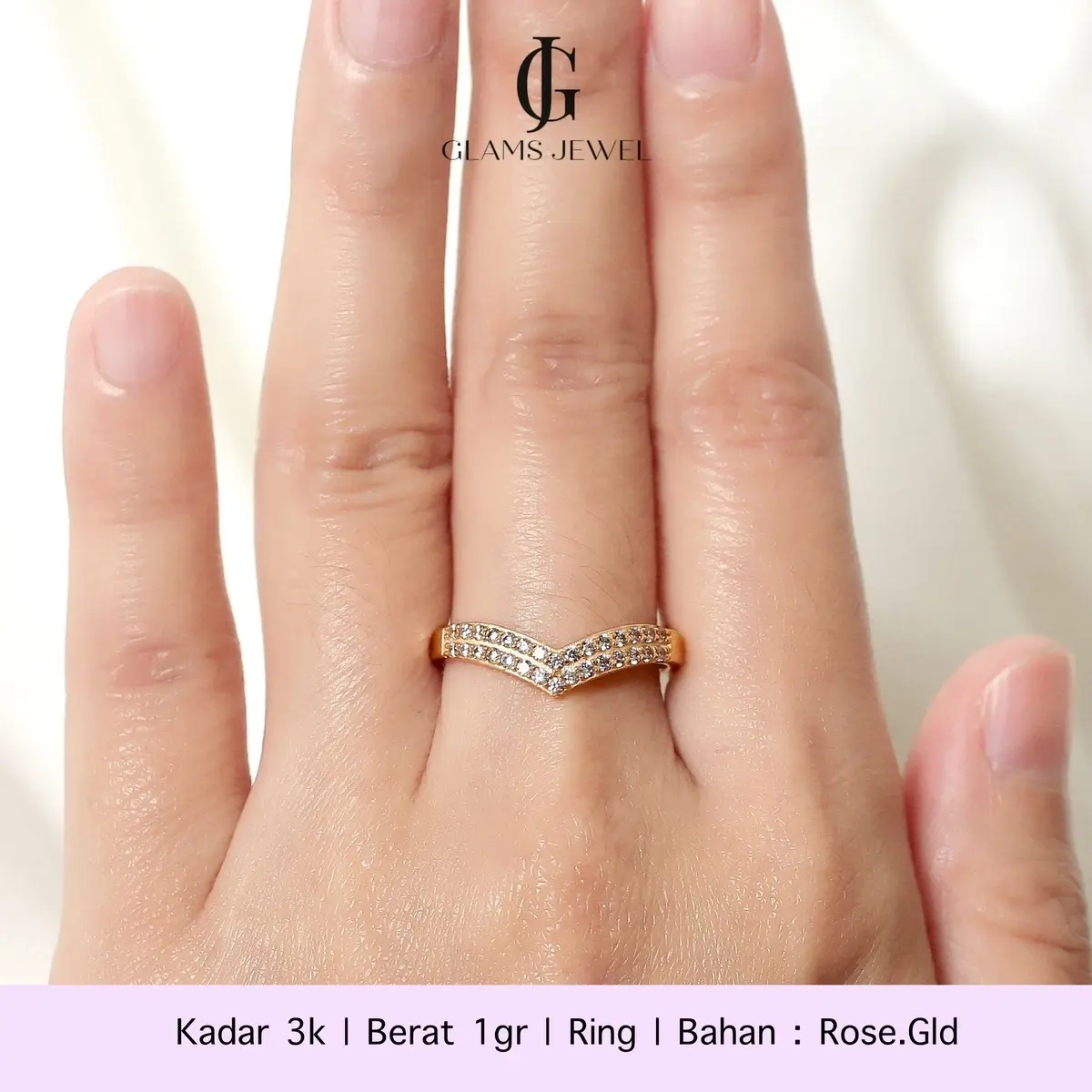 Cincin Aurel berat 1gram.6
