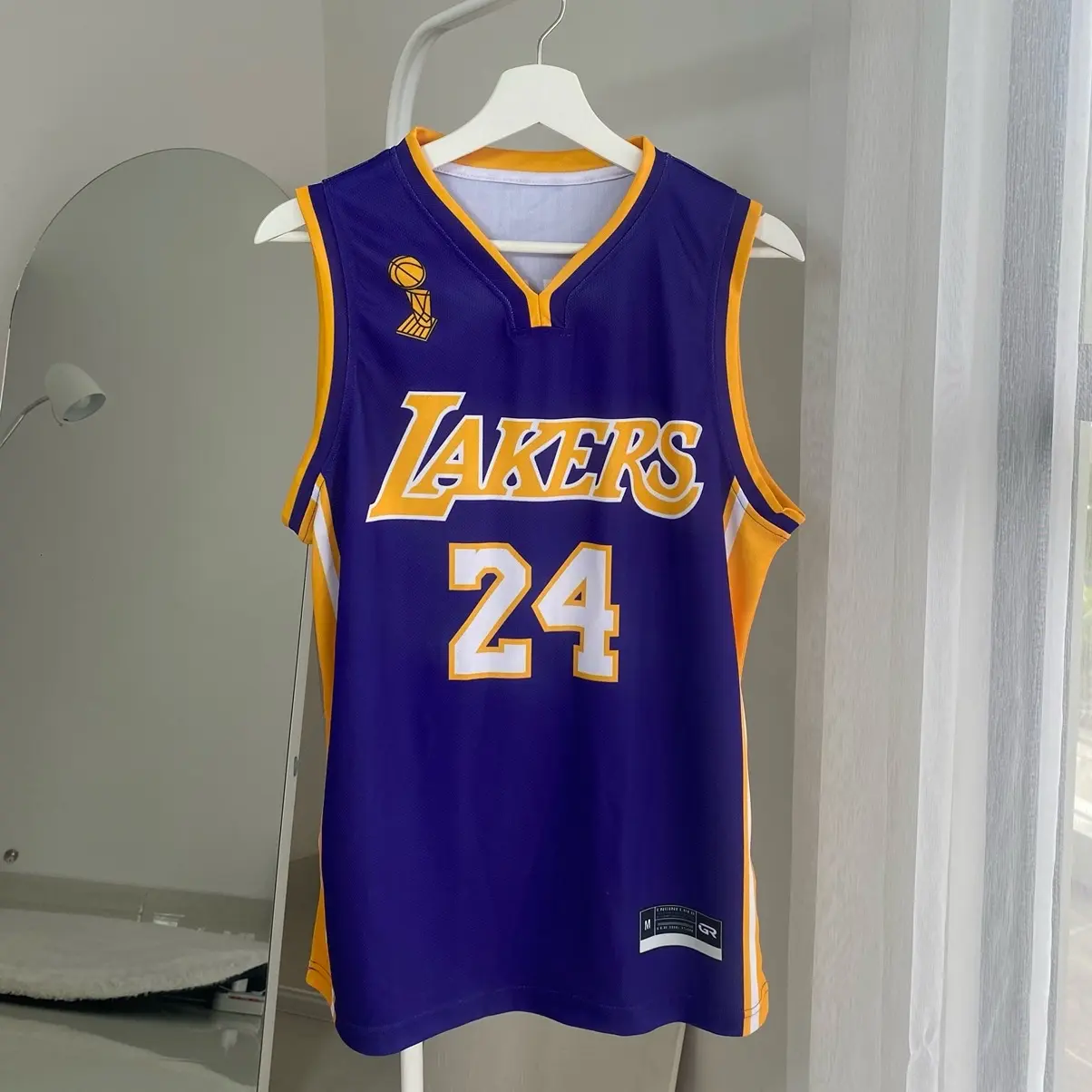 JERSEY BASKET KOBE BRYANT 24 LAKERS UNGU PURPLE SWINGMAN